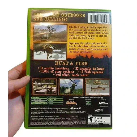 Cabela's Outdoor Adventures (Microsoft Xbox) - Preowned, Minor Wear - Picture 2 of 4